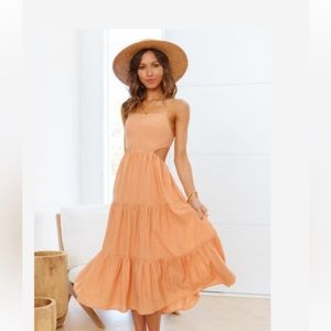 Hello Molly open back dress.